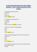 PCT NHA EXAM QUESTIONS WITH 100&percnt; CORRECT &NewLine;ANSWERS &vert; LATEST VERSION &lpar;2026&sol;2027&rpar; EXPERT &NewLine;VERIFIED 