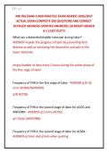 NM 704 EXAM 3 AND PRACTICE EXAM NEWEST 2026&sol;2027 &NewLine;ACTUAL EXAM COMPLETE 200 QUESTIONS AND CORRECT &NewLine;DETAILED ANSWERS &lpar;VERIFIED ANSWERS&rpar; &vert;ALREADY GRADED &NewLine;A&plus;&vert;&vert;JUST OUT&excl;&excl;&excl; 