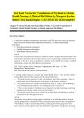 Test Bank Varcarolis' Foundations of Psychiatric-Mental  &NewLine;Health Nursing A Clinical 9th Edition by Margaret Jordan  &NewLine;Halter &vert;Test Bank&vert;Chapter 1-36 UPDATED 2026&lpar;complete&rpar; 