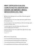 NREMT CERTIFICATION EXAM 2026 COMPLETE PRACTICE QUESTIONS WITH ANSWERS AND EMERGENCY MEDICAL SERVICES 