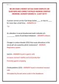 NR 283 EXAM 2 NEWEST ACTUAL EXAM COMPLETE 100 &NewLine;QUESTIONS AND CORRECT DETAILED ANSWERS &lpar;VERIFIED &NewLine;ANSWERS&rpar; &vert;ALREADY GRADED A&plus; &vert;&vert;JUST OUT&excl;&excl;&excl; &NewLine;