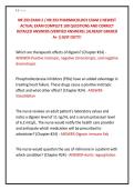 NR 293 EXAM 2 &sol; NR 293 PHARMACOLOGY EXAM 2 NEWEST &NewLine;ACTUAL EXAM COMPLETE 100 QUESTIONS AND CORRECT &NewLine;DETAILED ANSWERS &lpar;VERIFIED ANSWERS&rpar; &vert;ALREADY GRADED &NewLine;A&plus; &vert;&vert;JUST OUT&excl;&excl;&excl;