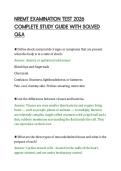NREMT&lowbar;EXAMINATION&lowbar;TEST&lowbar;2026&lowbar;COMPLETE&lowbar;STUDY&lowbar;GUIDE&lowbar;WITH&lowbar;SOLVED&lowbar;Q&period;
