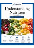 Instructor's Manual for Understanding Nutrition&comma; 16th Edition &lpar;Whitney & Rolfes&comma; 2021&rpar; &vert; All Chapters 1&ndash;20 Covered&NewLine;