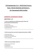 ATI Fundamentals 11&period;0 NCLEX-Style Practice Exam Questions and Verified Answers&comma; A&plus; Rated&comma; 2026&sol;2027 Exam Preparation Material