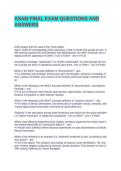 ASAM FINALe EXAM QUESTIONS AND ANSWERS