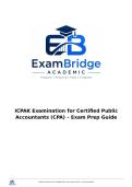 ICPAK Examination for Certified Public Accountants &lpar;CPA&rpar; &ndash; Exam Prep Guide