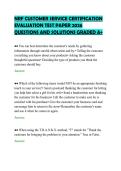NRF&lowbar;CUSTOMER&lowbar;SERVICE&lowbar;CERTIFICATION&lowbar;EVALUATION&lowbar;TEST&lowbar;PAPER&lowbar;2026&lowbar;QUESTIONS&period;