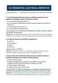 ICC Residential Electrical Inspector &mdash; Practice Exam