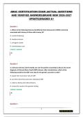 ABGC CERTIFICATION EXAM &vert;ACTUAL QUESTIONS AND VERIFIED ANSWERS&vert;BRAND NEW 2026-2027 UPDATE&vert;GRADED A&plus;