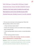NSG 3160 Exam 2 &sol;Actual NSG 3160 Exam 2 Health  Assessment Exam Actual Test Bank 2026&sol;2027 Practice  Questions And Study Guide Complete Accurate Exam  Real Questions And Correct Verified Answers With  Detailed Rationales &lpar;Reliable Answers&rpar; Currently Updat