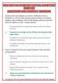 WGU D027 OA EXAM 2027 ACTUAL EXAM TEST  BANK 200 &NewLine;QUESTIONS AND CORRECT  ANSWERS&NewLine;