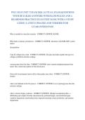 WGU D115 Unit 7 Study Guide &vert; Advanced Pathophysiology Practice Test &vert; Updated 2026&sol;2027&NewLine;&NewLine;