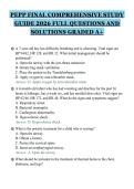 PEPP FINAL COMPREHENSIVE STUDY&NewLine;GUIDE 2026 FULL QUESTIONS AND&NewLine;SOLUTIONS GRADED A&plus;