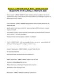 WGU D116 Pharmacology Unit 8 Study Guide &vert; Infectious Diseases Practice Questions &vert; Updated 2026