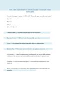 WGU C784 OA &num;1 Exam Prep &vert; Applied Healthcare Statistics &vert; Practice Test & Detailed Solutions&NewLine;&NewLine;