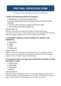 Real Estate Principles and Practice &mdash; Knowledge Exam &mdash; Practice Questions with Answers