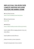 NRNP 6531 EXAM 1 2026 REVIEW PAPER COMPLETE QUESTIONS WITH EXPERT SOLUTIONS AND