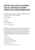 NRNP 6531 EXAM 2 PRACTICE ASSESSMENT 2026 FULL QUESTIONS AND ANSWERS GRADED A PLUS