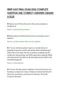 NRNP 6531 FINAL EXAM 2026 COMPLETE QUESTION AND CORRECT ANSWERS GRADED A PLUS
