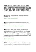 NRNP 6531 MIDTERM EXAM ACTUAL PAPER 2026 QUESTIONS WITH SOLUTIONS GRADED A PLUS