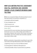 NRNP 6531 MIDTERM PRACTICE ASSESSMENT 2026 FULL QUESTIONS AND ANSWERS GRADED A PLUSNRNP 6531 MIDTERM PRACTICE ASSESSMENT 2026 FULL QUESTIONS AND ANSWERS GRADED A PLUS