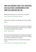 NRNP 6531 MIDTERM SCRIPT 2026 QUESTIONS AND SOLUTIONS COMPREHENSIVE STUDY SHEET FULL