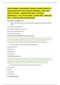 DAVIES BREAST SONOGRAPHY REVIEW ARDMS COMPLETE &NewLine;EXAM QUESTIONS AND VERIFIED ANSWERS &vert; 2026&ndash;2027 &NewLine;LATEST UPDATE &vert; GUARANTEED PASS &vert; DETAILED &NewLine;RATIONALES &vert; FULL STUDY GUIDE &vert; EXAM PREP &vert; PRACTICE &NewLine;TEST &vert; CERTIFICATION PREPARATION