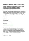 NRNP 6531 PRIMARY CARE OF ADULTS FINAL 2026 FINAL REVIEW QUESTIONS ANSWERS BUNDLED