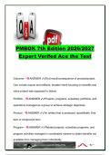 PMBOK 7th Edition 2026&sol;2027 &ndash; 200&plus; Questions & Answers &vert; 12 Principles&comma; 8 Performance Domains&comma; Risk&comma; Agile&comma; Tailoring & EVM &vert;