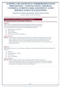 UIUC ACCY 405 Auditing and Assurance Comprehensive Exam Preparation Guide&colon; Internal Controls&comma; Risk Assessment&comma; Evidence&comma; and Audit Reports 2026&sol;2027 Verified Test Bank with Answers
