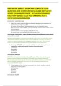 FIREFIGHTER HAZMAT OPERATIONS COMPLETE EXAM &NewLine;QUESTIONS AND VERIFIED ANSWERS &vert; 2026&ndash;2027 LATEST &NewLine;UPDATE &vert; GUARANTEED PASS &vert; DETAILED RATIONALES &vert; &NewLine;FULL STUDY GUIDE &vert; EXAM PREP &vert; PRACTICE TEST &vert; &NewLine;CERTIFICATION PREPARATION 