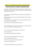 WGU D116 Pharmacology Unit 8 Study Guide &vert; Infectious Diseases Practice Questions &vert; Updated 2026