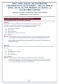 UC Berkeley CS 61B Data Structures and Algorithms Comprehensive Exam Review Guide&colon; Arrays&comma; Linked Lists&comma; Graphs&comma; Sorting&comma; and Time Complexity 2026&sol;2027 Verified Test Bank with Answers