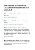 NRNP 6540 FINAL 2026 FINAL REVIEW QUESTIONS ANSWERS BUNDLED PRACTICE COLLECTION