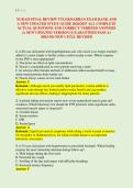 NUR 635 FINAL REVIEW TYLER&sol;SARHAN EXAM BANK AND &NewLine;A NEW UPDATED STUDY GUIDE 2026&sol;2027 ALL COMPLETE &NewLine;ACTUAL QUESTIONS AND CORRECT VERIFIED ANSWERS &NewLine;&lpar;A NEW UPDATED VERSION&rpar; &vert;GUARANTEED PASS A&plus; &NewLine;&lpar;BRAND NEW&excl;&rpar; FULL REVISED 