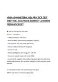 NRNP 6540 MIDTERM 2026 PRACTICE TEST SHEET FULL SOLUTIONS CORRECT ANSWERS