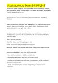 USPS Exams 943&comma; 944 & 945 &vert; Latest Update 2026&sol;2027 &vert; 200 Questions and Verified Answers &vert; Automotive Technician Certification &vert; A&plus; Graded