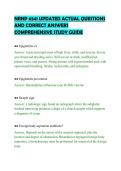 NRNP 6541 UPDATED ACTUAL QUESTIONS AND CORRECT ANSWERS COMPREHENSIVE STUDY