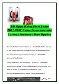 SSI Open Water Final Exam 2026&sol;2027 &ndash; 50&plus; Questions & Correct Answers &vert; Decompression&comma; Buoyancy&comma; Emergencies&comma; Navigation & Marine Safety