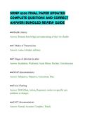 NRNP 6550 FINAL PAPER UPDATED COMPLETE QUESTIONS AND CORRECT ANSWERS BUNDLED