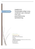 Casestudy Psychiatrische Verpleegkunde &vert; OHBOV10 &vert; Saxion &vert; 2026&sol;27