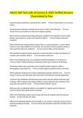 AG251 NDT Test with all Correct & 100&percnt; Verified Answers &vert;Guaranteed to Pass