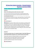 SIE Securities Industry Essentials &ndash; Financial Industry &NewLine;Regulatory Authority &lpar;FINRA&rpar; 