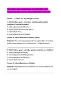 RCA Indiana State Jurisprudence Test 2026&sol;2027 &vert; 300&plus; &NewLine;Practice Questions&comma; Correct Answers & Detailed Rationales 