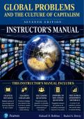 Instructor's Manual for Global Problems and the Culture of Capitalism&comma; 7th Edition &lpar;Robbins & Dowty&comma; 2021&rpar; &vert; All Chapters 1&ndash;13 Covered&NewLine;