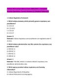 Indiana RCA Jurisprudence Exam 2026&sol;2027 &vert; Complete &NewLine;Practice Questions&comma; Correct Answers & Detailed Rationales 
