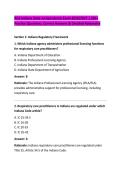 RCA Indiana State Jurisprudence Exam 2026&sol;2027 &vert; 350&plus; &NewLine;Practice Questions&comma; Correct Answers & Detailed Rationales