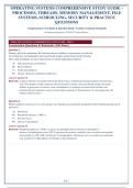 UC Berkeley CS 162 Operating Systems Comprehensive Study Guide&colon; Processes&comma; Threads&comma; Memory Management&comma; CPU Scheduling&comma; and File Systems 2026&sol;2027 Verified Test Bank with Answers