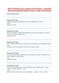 BIOD 152 Module 5 Exam &vert; Anatomy and Physiology 2 &vert; Actual Q&A &NewLine;with Rationale &lpar;BIOD152 Module 5 Exam&rpar; &vert; Portage Learning Online